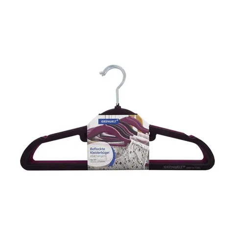 Cintre rembourré Ideenwelt Bourgogne Lot de 8