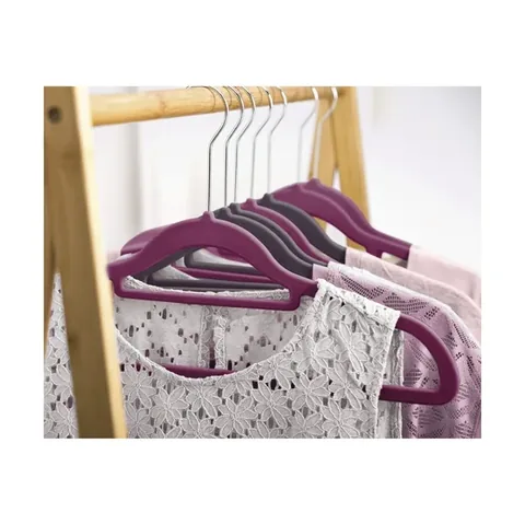 Ideenwelt Filled Clothes Hanger Burgundy 8-pack