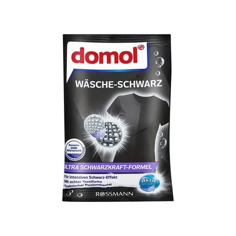 Domol Lessive Protecteur de Couleur Noire en Poudre Usage Unique 50 g