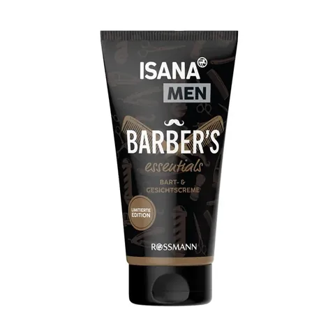 Isana Men Beard Shampoo and Cream Gift Set 200 ml 50 ml