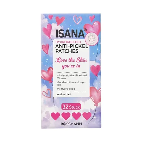Isana Patch Acné Hydrocolloïde Pack de 32