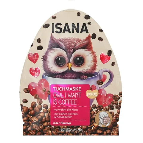 Masque en papier Isana Love Coffee 1 pc