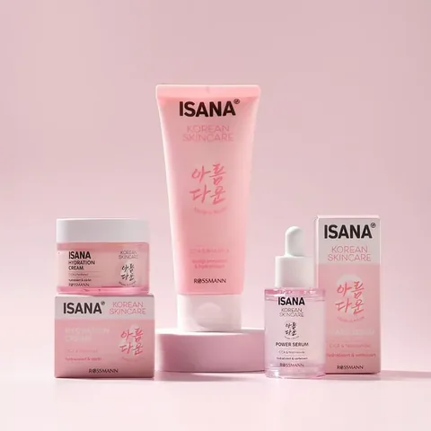 Isana Korean Skincare Foaming Cleanser Creamy Cica BHA 150 ml