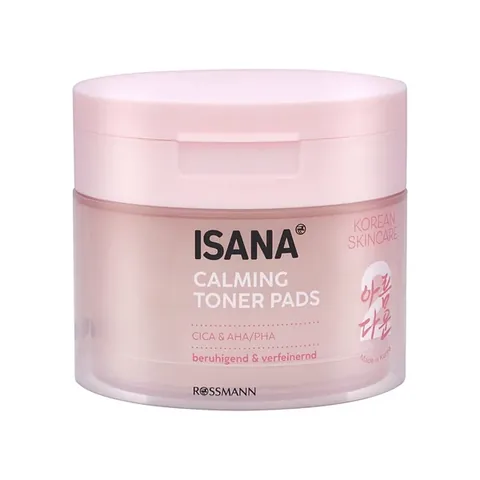 Isana Korean Skincare Cica AHAPHA Toner Pad Pack de 60