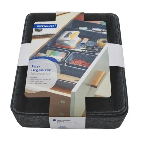 Organisateur en feutre Ideenwelt, pack de 5