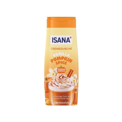 Gel Douche Isana Vanille Citrouille Épicée Crémeux 300 ml
