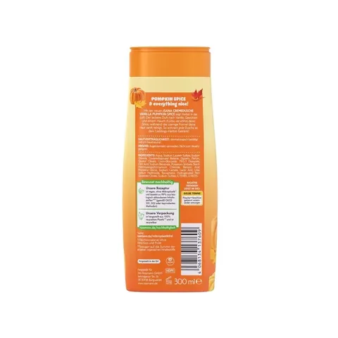 Isana Shower Gel Vanilla Pumpkin Spice Creamy 300 ml