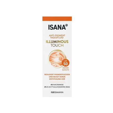 Isana Illuminous Touch Crème de Jour Anti-Taches SPF 50 30 ml