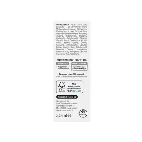 Isana Illuminous Touch Anti-Spot SPF 50 Day Cream 30 ml