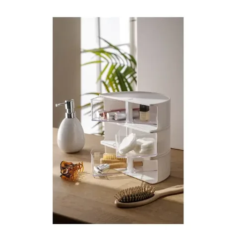 Ideenwelt Rotating Bathroom Makeup Organizer 3-Tier 1 Pcs