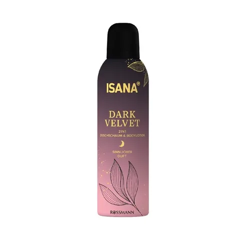 Isana Mousse de Douche 2en1 Dark Velvet 200 ml