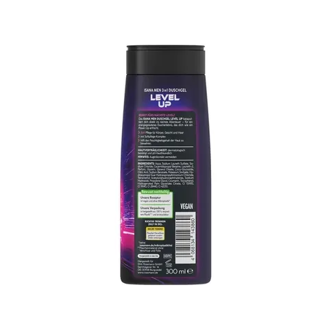 Isana Men Level Up Shower Gel 300 ml