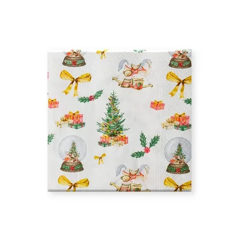Serviettes Alouette Nouvel An Nostalgia paquet de 20