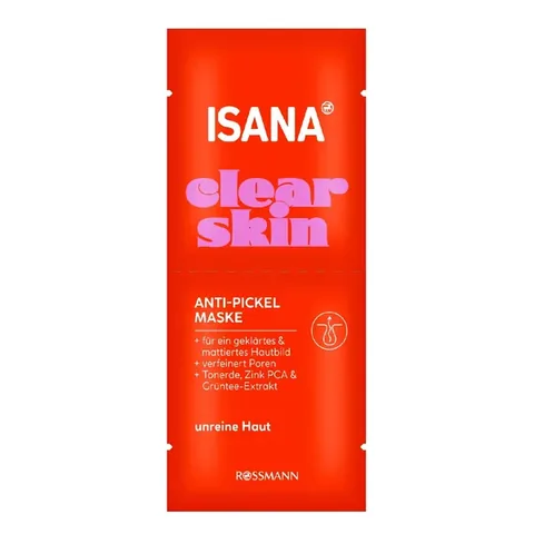 Masque anti-boutons Isana Clear Skin 2x8ml