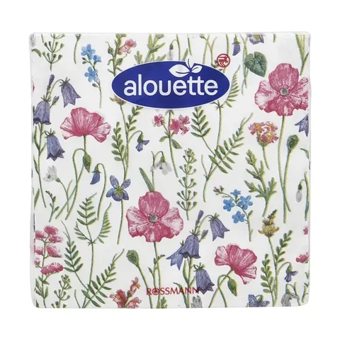 Alouette Bahar Bistro Serviette 26 Flowers paquet de 16