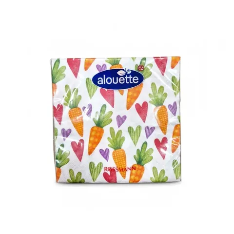 Alouette Bahar Serviette de Cocktail 26 Carrot pack de 20