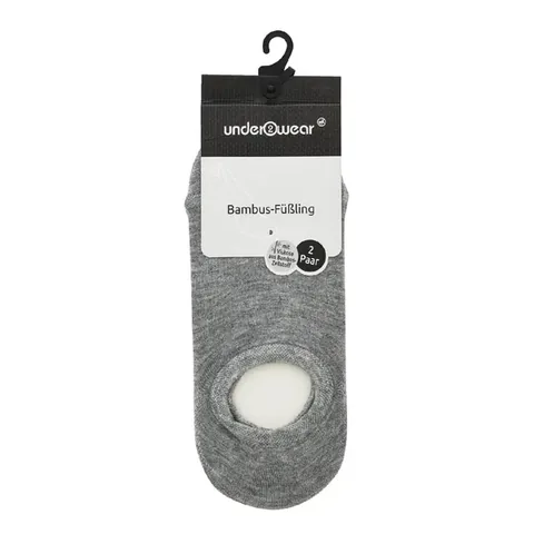 Underwear Chaussettes en bambou lot de 2 Gris Mélange 3538