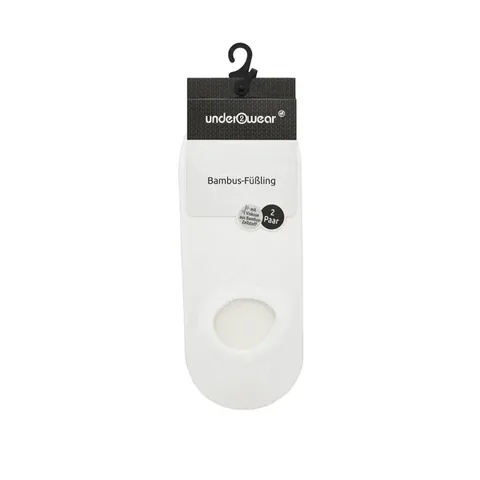 Underwear Chaussettes en bambou lot de 2 Blanc 3538