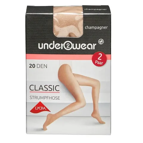 Underwear Collant Lycra 20 den Champagne Taille 36-38
