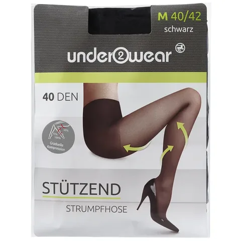 Underwear Collant de maintien voile 40 den Noir Taille 40-42
