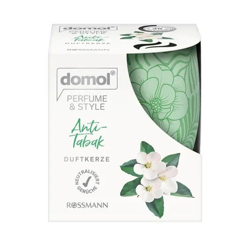 Domol Bougie Parfumée Anti-Odeur de Cigarette Composition Spéciale 150 g