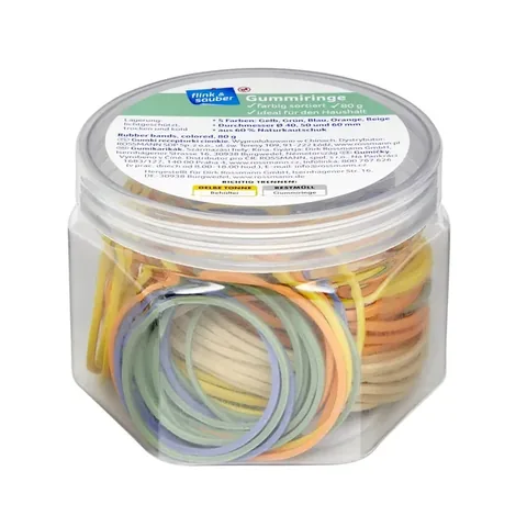 Flink & Sauber Caoutchouc d'emballage coloré 80 g