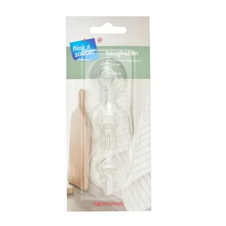 Flink Sauber Crochet Aspirateur Rond Transparent Lot de 3