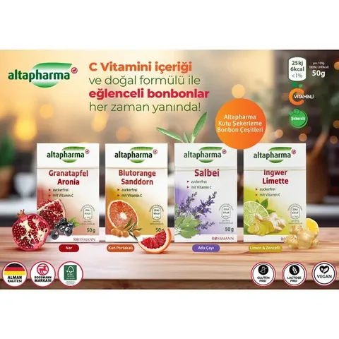 Altapharma Bonbon Candy Box Pomegranate and Aronia 50 gr