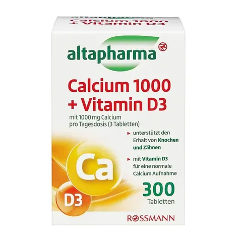 Таблетки Altapharma Витамин Кальций и Витамин D3 300 шт. 270 гр