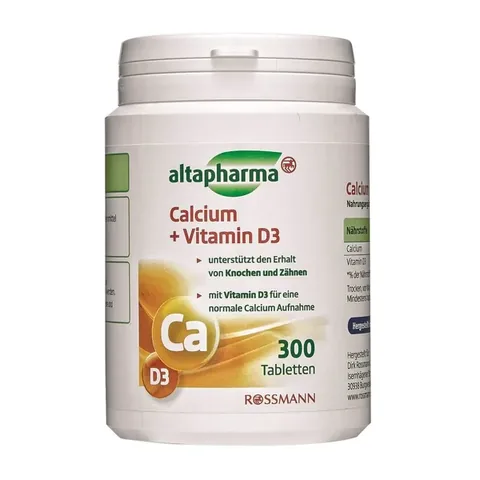 Altapharma Vitamin Calcium and Vitamin D3 300 pcs Tablets 270 gr