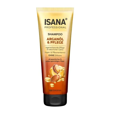 Isana Professional Argan Oil Shampooing pour Cheveux Très Abîmés et Secs 250 ml