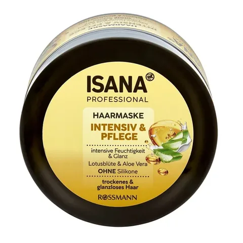Masque capillaire hydratant et soin intensif Isana Professional pour cheveux secs et sans vie 250 ml