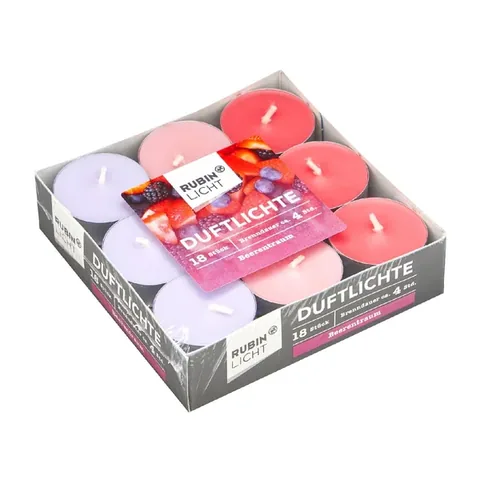 Rubinlicht Bougie Chauffe-Plat Parfumée Fruit Dream Pack de 18