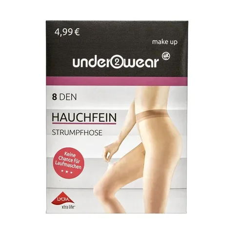 Underwear Collant Extra Longue Durée 8 Den Couleur Chair Taille S