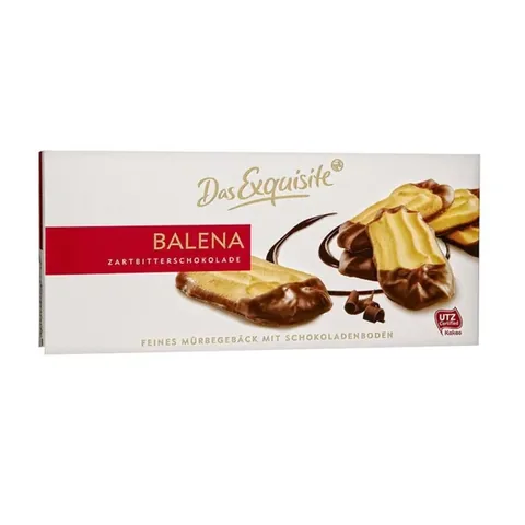 Das Exquisite Biscuit enrobé de chocolat amer 125 gr