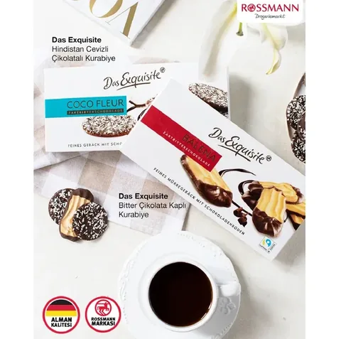 Das Exquisite Bitter Chocolate Coated Cookie 125 gr