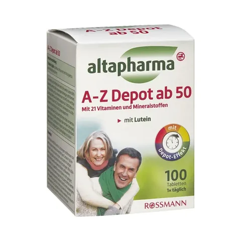Мультивитаминные таблетки Altapharma Mineral AZ 50 Age, упаковка 100 шт.