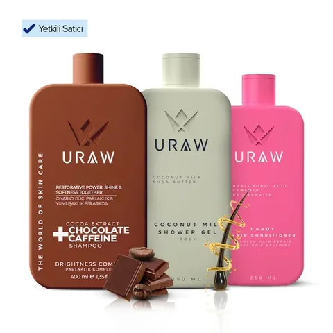 URAW Moisturizing, Nourishing Body and Hair Care Set