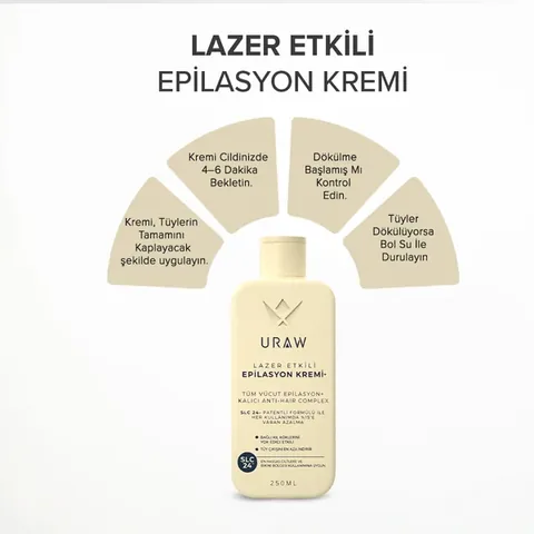 URAW Laser Effect Hair Removal Cream