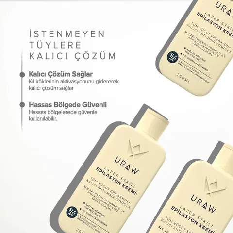 URAW Laser Effect Hair Removal Cream