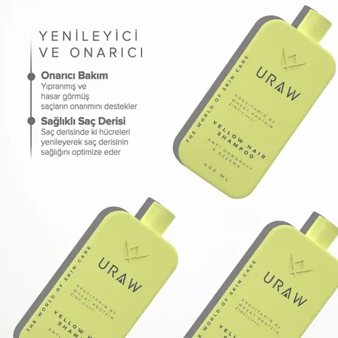 URAW Yellow Shampoo (Restorative Care and Healthy Scalp)