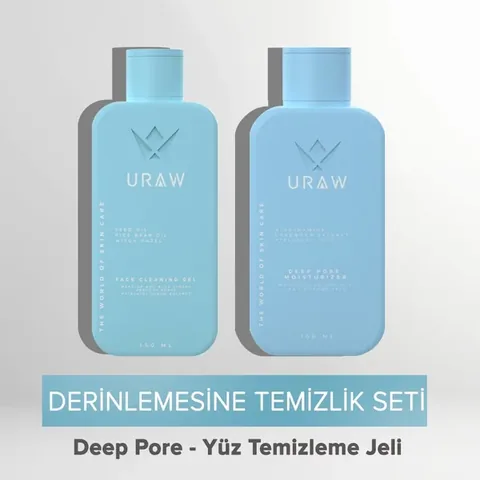 URAW Deep Cleansing and Pore Tightening Skincare Set