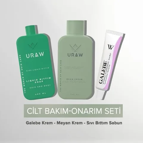 URAW Tissue Repairing and Cell Regenerating Care Set for Skin Problems