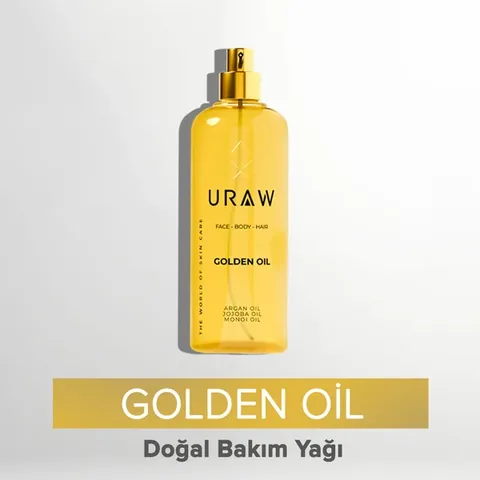 URAW Golden Oil Herbal Oil Complex – Intensive Moisture and Care for Skin and Hair