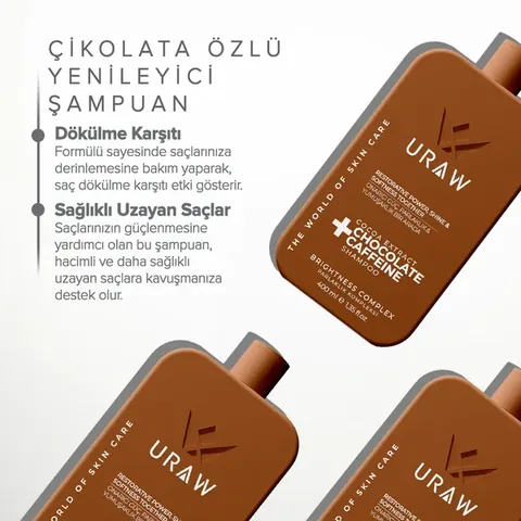 URAW Cocoa Extract High Repair Chocolate Shampoo