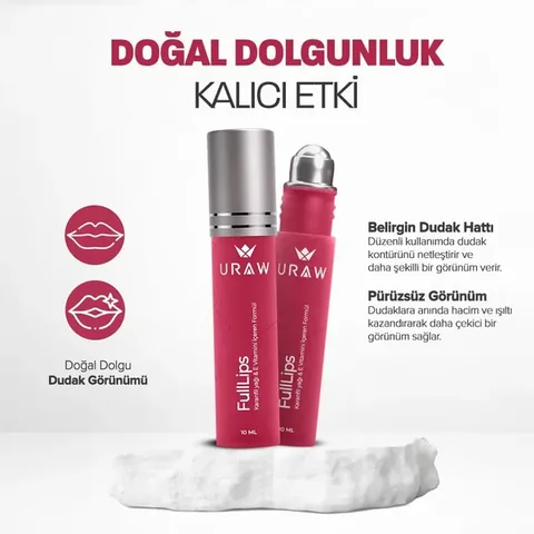 URAW Full Lips - Lip Plumping Gloss