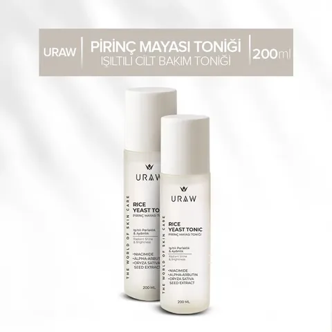 URAW Rice Yeast Tonic - Whitening, Brightening and Anti-Spot Skin Tonic