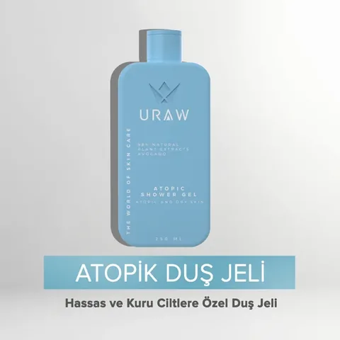 URAW Atopic Shower Gel (Intensive Repairing Shower Gel for Sensitive and Atopic Skin)