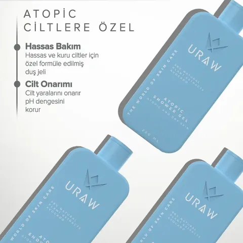 URAW Atopic Shower Gel (Intensive Repairing Shower Gel for Sensitive and Atopic Skin)