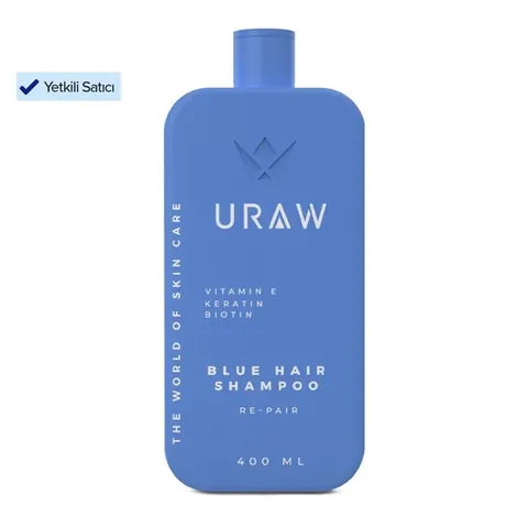 URAW Speziell entwickeltes blaues Shampoo für starke Wurzeln